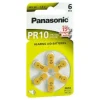 Batterien für Hörgeräte Panasonic PR 10, 6 St
