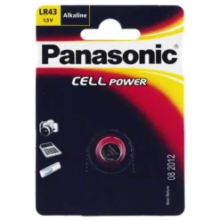 Panasonic Batterien Knopfzelle LR 43 A, 1 St> Batterien