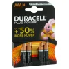 Batterien Micro LR 03 AAA MN2400 Duracell Plus, 4 St