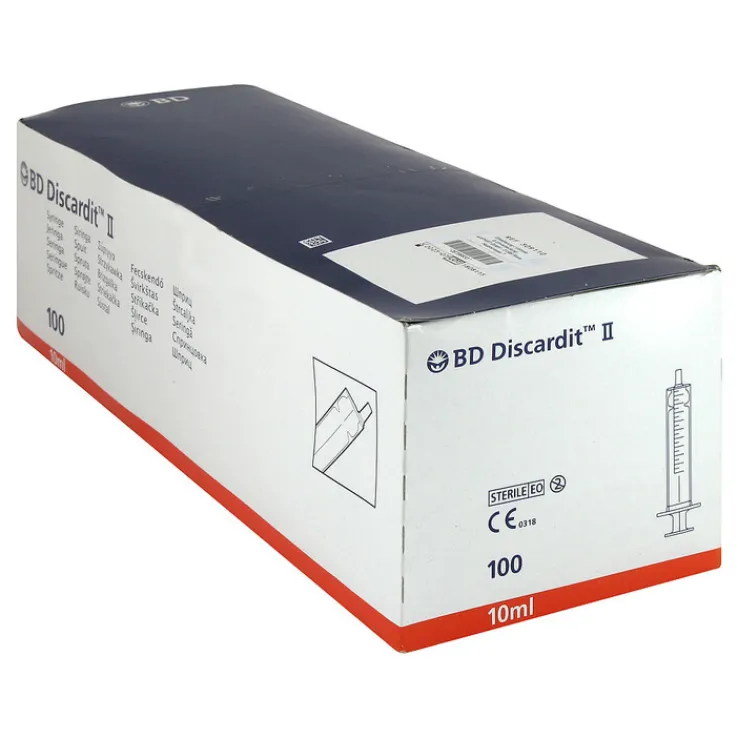 BD Discardit II Spritze, 100X10 ml