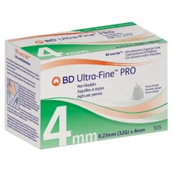BD Ultra-Fine Pro Pen-Nadeln 4 mm 32 G, 105 St