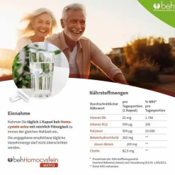 Beh Homocystein extra Kapseln, 30 St