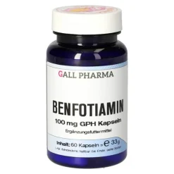 Benfotiamin 100 mg GPH Kapseln vet. (für Tiere), 60 St> Vitamine-Mineralstoffe