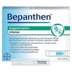 Bepanthen Augentropfen Intense EDO, 20X0.4 ml