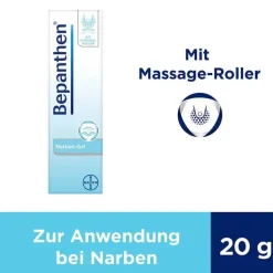 Bepanthen Narben-Gel mit Massage-Roller, 20 g