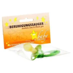Beruhigungssauger Kirschform Latex 0 - 6 M.grün, 1 St
