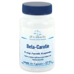 Beta Carotin 5 mg Junek Kapseln, 60 St