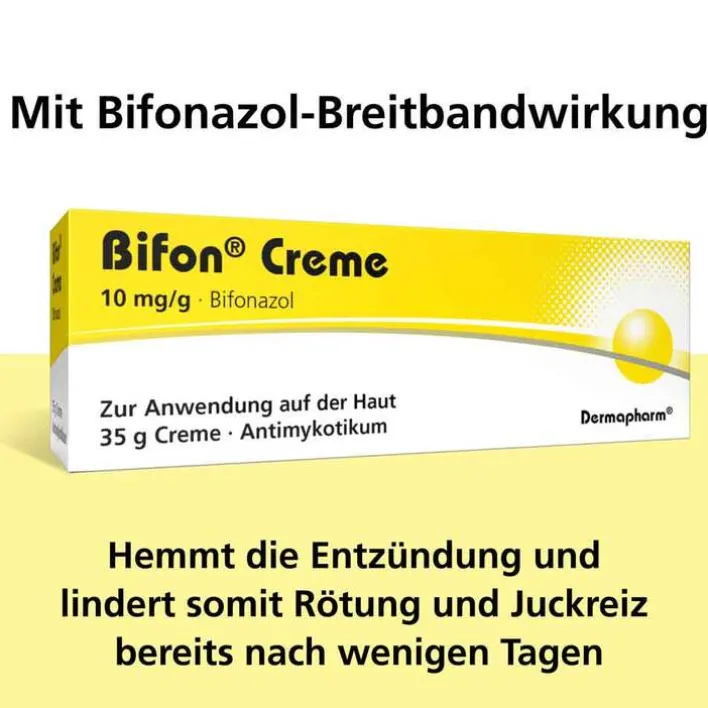 Bifon Creme, 15 g> Hautpilz Creme|Fußpilz Creme