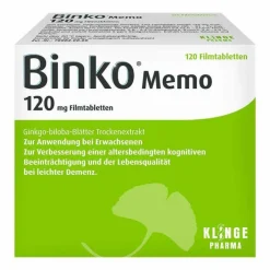 Binko Memo 120 mg Filmtabletten, 120 St> Ginkgo|Durchblutungs Tabletten
