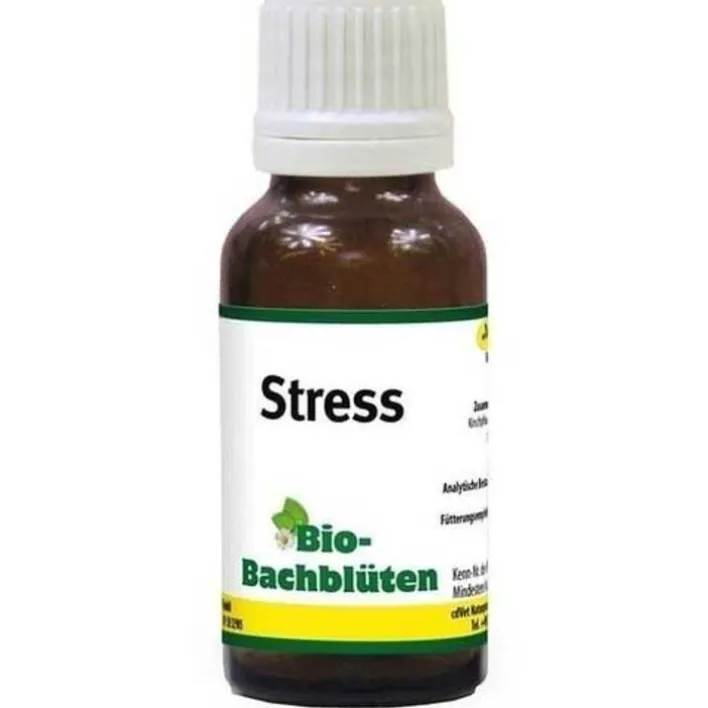Cd Vet Bio Bachblüten Stress Tropfen für Hund / Katze / Pferd, 20 ml> Beruhigungsmittel Katze|Beruhigungsmittel Hund