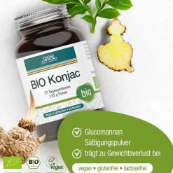 Bio Konjac Glucomannan Sättigungspulver, 135 g