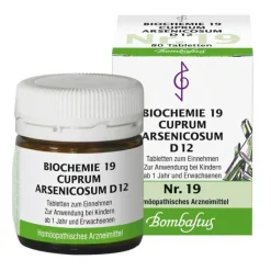 Biochemie 19 Cuprum arsenicosum D 12 Tabletten, 80 St