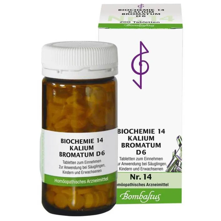 Bombastus Biochemie 14 Kalium bromatum D 6 Tabletten, 200 St> Salze 13-24