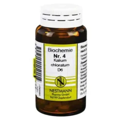 Nestmann Biochemie 4 Kalium chloratum D 6 Tabletten, 100 St> D 6|Salze 1-12
