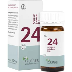 Biochemie Pflüger 24 Arsenum jodatum D 6 Tabletten, 100 St