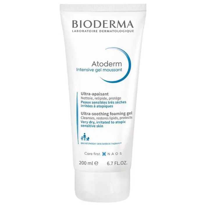Bioderma Atoderm Intensive Gel Moussant Reinigungsgel, 200 ml> Trockene & Sensible Haut