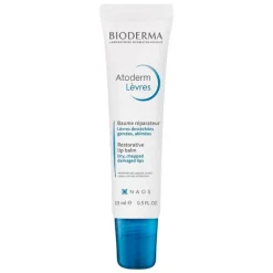 Bioderma Atoderm Levres Baume Lippenbalsam für risssige und sehr trockene Lippen, 15 ml> Lippenpflege