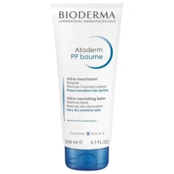 Bioderma Atoderm PP geschmeidigmachender Balsam für sehr trockene zu Neurodermitis neigende Haut , 200 ml