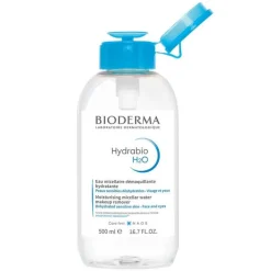 Bioderma Hydrabio H2O Mizellen-Reinigungslösung für feuchtigkeitsarme Haut, 500 ml