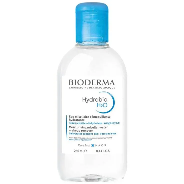 Bioderma Hydrabio H2O Mizellen-Reinigungslösung für feuchtigkeitsarme Haut, 250 ml