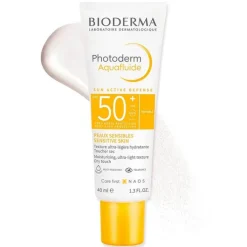 Bioderma Photoderm Aquafluide UG Tube SPF 50+ für empfindliche Haut, 40 ml