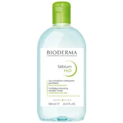 Bioderma Sebium H2O Reinigungslösung für fettige, unreine Haut, 500 ml> Reinigung