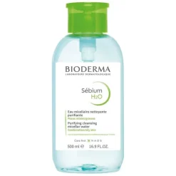 Bioderma Sebium H2O Reinigungslösung für fettige, unreine Haut, 500 ml