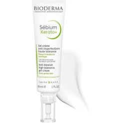 Bioderma Sebium Kerato + Creme-Gel Tube für unreine, ölige, zu Akne neigende Haut, 30 ml><noscript><img width=