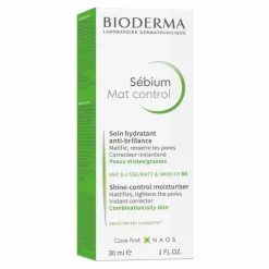 Bioderma Sebium Mat Control 30 ml Tube für Mischhaut und ölige Haut, 1 St> Unreine Haut