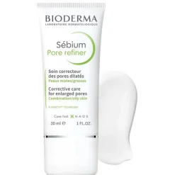 Bioderma Sebium Pore Refiner Creme für unreine, ölige, zu Akne neigende Haut, 30 ml