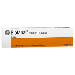 Biofanal ® 100 000 I.E. Salbe, 25 g> Scheidenpilz Medikamente|Hautpilz Creme