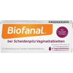 Biofanal ® bei Scheidenpilz Vaginaltabletten, 6 St> Scheidenpilz Medikamente