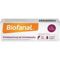 Biofanal ® Kombipackung bei Scheidenpilz , 1 P> Scheidenpilz Medikamente