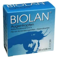 BIOLAN® Augentropfen Einzeldosispipetten, 20X0.35 ml