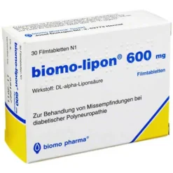 Biomo-lipon Biomo Lipon 600 Filmtabletten, 30 St> Medikamente|Alpha Liponsäure