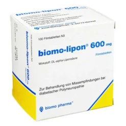 Biomo-lipon Biomo Lipon 600 Filmtabletten, 100 St> Medikamente|Alpha Liponsäure