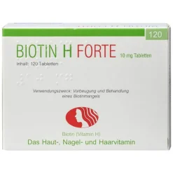 Biotin H forte Tabletten, 120 St> Vitamin B7 (Biotin)