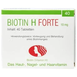 Biotin H forte Tabletten, 40 St> Vitamin B7 (Biotin)