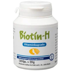 Biotin H Vitaminkapseln, 120 St