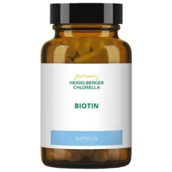 Heidelberger Chlorella Biotin Kapseln, 60 St> Vitamin B7 (Biotin)