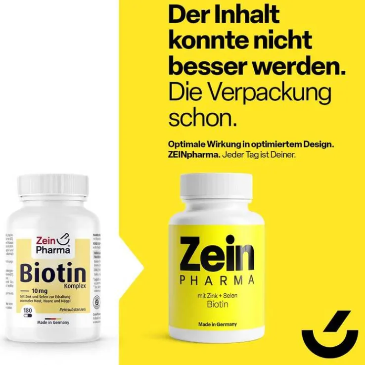 Biotin Komplex 10 mg + Zink + Selen hochdosiert Kapseln , 180 St