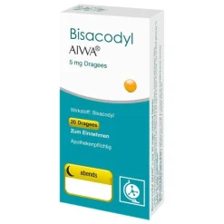 AIWA Bisacodyl 5 mg magensaftresistente Tabletten, 20 St> Abführmittel