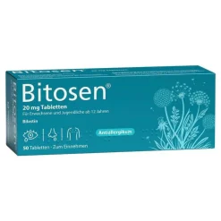 Bitosen 20 mg Tabletten, 50 St> Bilastin|Allergie Tabletten