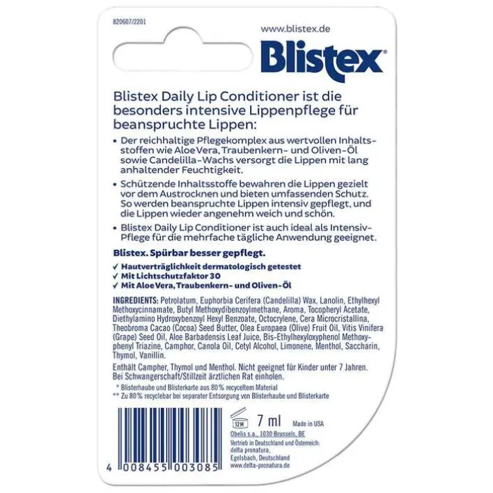 Blistex Lip Conditioner Salbe, 7 ml> Lippenpflege