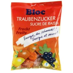 Bloc Traubenzucker Fruchtmischung Beutel, 75 g> Traubenzucker|Traubenzucker