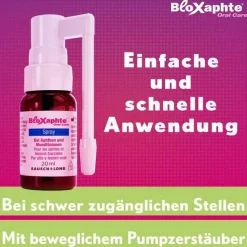 BloXaphte® Oral Care Mundspray bei Aphthen und Verletzungen im Mund, 20 ml