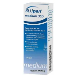 Blupan medium Osd Augentropfen, 10 ml> Augentropfen Trockene Augen