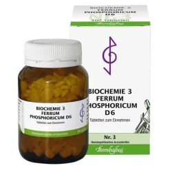 Bombastus Biochemie 3 Ferrum phosphoricum D 6, 500 St> Salze 1-12|D 6