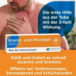 Medice Brand- und Wundgel bei Verbrennungen, 25 g><noscript><img width=