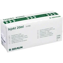 B. Braun Braun Injekt Spritzen mit exz, 100X20 ml> Einmalspritzen
